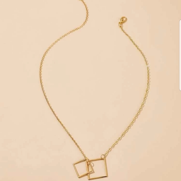 *Harlett* Geometric Necklace - Picture 3 of 4